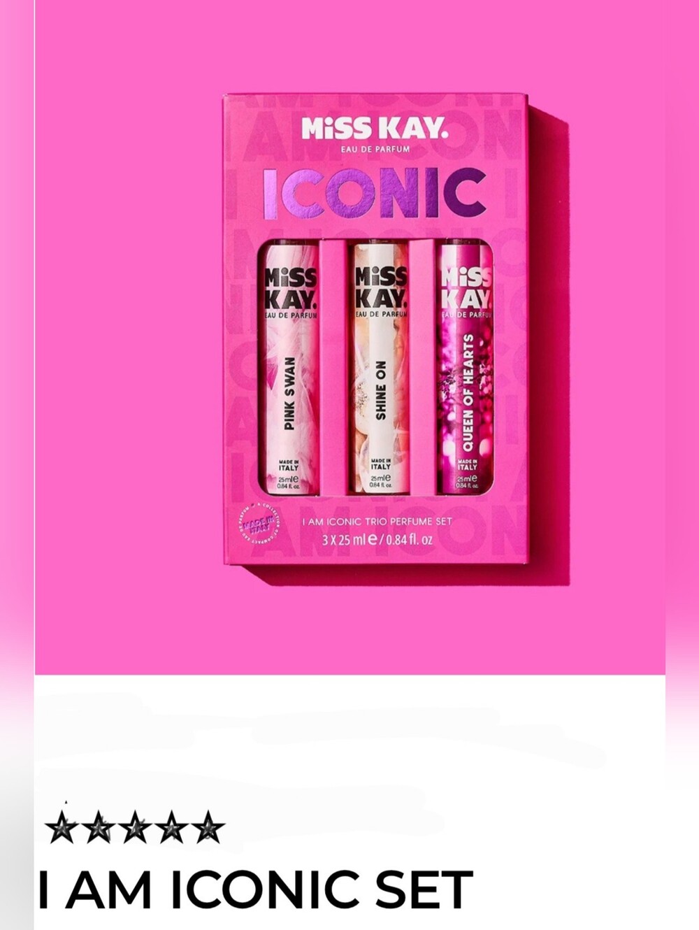 Miss Kay Iconic Trio Perfume Set - Pink